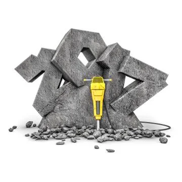 Stone carved 2017 Stock-Illustration
