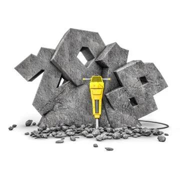 Stone carved 2018 Stock-Illustration