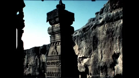 Stone Carved Temple Stock Footage 277976372