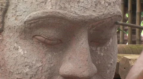 Stone carving Видео 522793