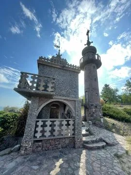 Stone Castle Tower Stock Photos