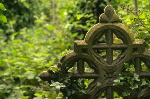 Stone Celtic Cross Stock Photos