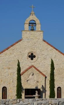 The stone chapel Stock Photos