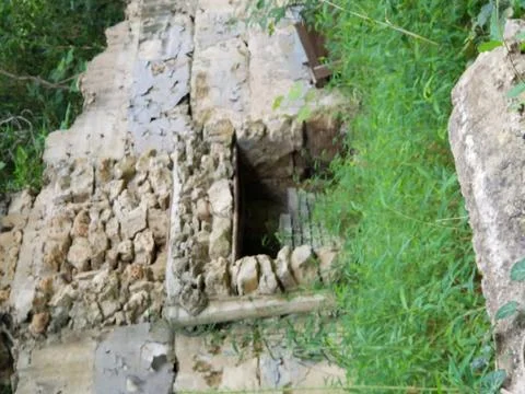 Stone chimney Foto stock