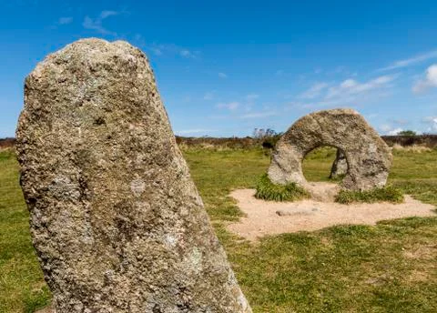 Stone Circle Men-an-Tol Stock Photos