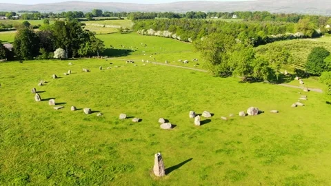 Stone Circle Static 2 Stock Footage 242458281