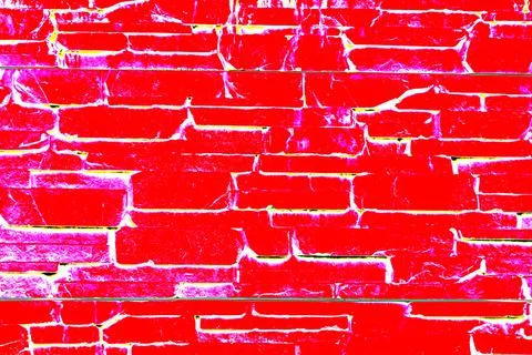 Stone cladding wall made of striped stacked slabs of natural brown rocks. P.. Stock Photos