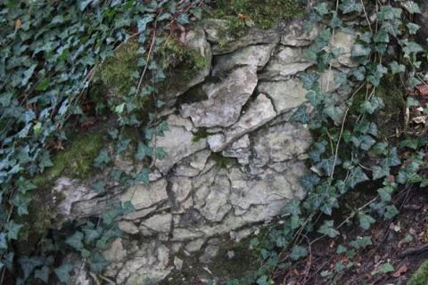 Stone close up from the side Stock Photos