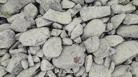 Stone Closeup Background topdown drone view Stock Footage 209185907