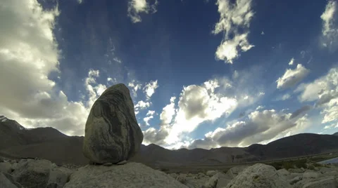 Stone cloudscape time lapse nature Stock-Footage 31740465