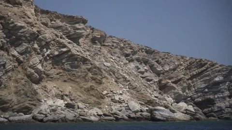 The stone coast. Greece Stock Footage 128237677