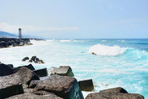 Stone coast Stock Photos