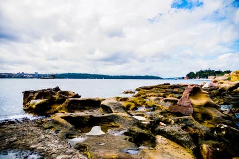 Stone coast in sydney2 Stock Photos