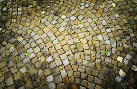 Stone cobblestone pattern. Foto stock