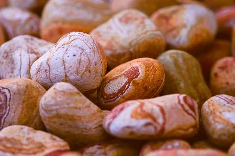 Stone colored wawes pattern Stock-Fotos