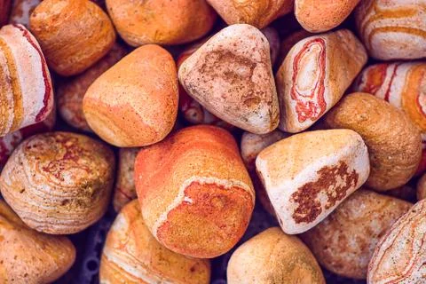 Stone colored wawes pattern Stock Photos