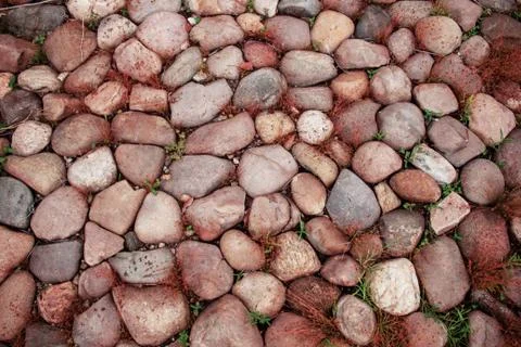 Stone with colorful background. Stock Photos