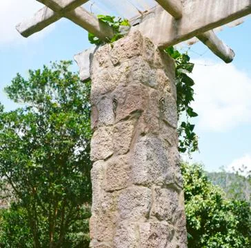 Stone column Stock Photos