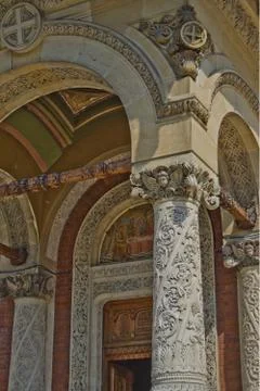 Stone column Stock Photos