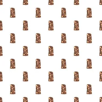 Stone column seamless pattern on a clean white background Illustrazione stock