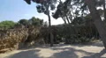 Stone columns bridge in Park Guell, Barcelona 4k or 4k+ Resolution