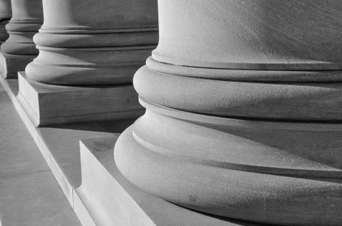 Stone columns Stock-Fotos