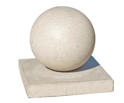Stone (concrete) sphere Stock Photos
