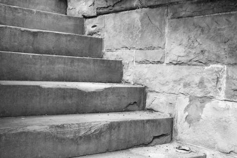 Stone concrete steps Stock Photos