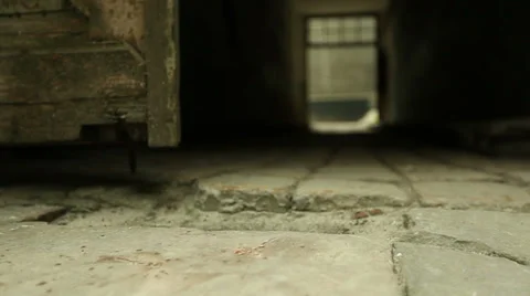 Stone corridor 1 Stock Footage 32476014