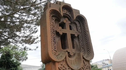 Stone cross Stockbeeldmateriaal 100053664