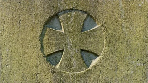 Stone Cross Stock Footage 151693230