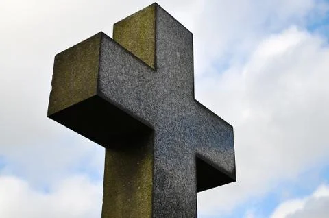Stone Cross Stock Photos