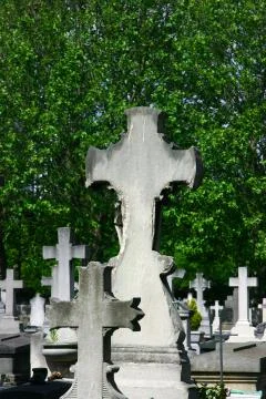 Stone crosses Stock Photos