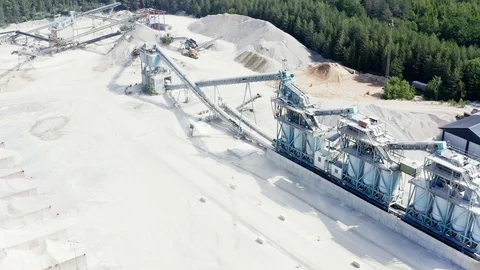 Stone crusher and sorter Stock Footage 110632152