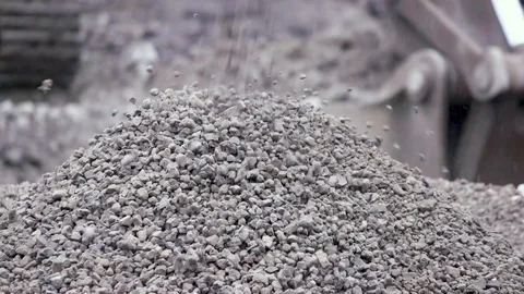 Stone crusher. Crush rock Stock Footage 99884089