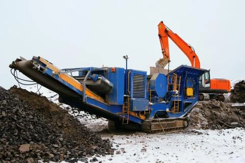Stone crusher Stock Photos