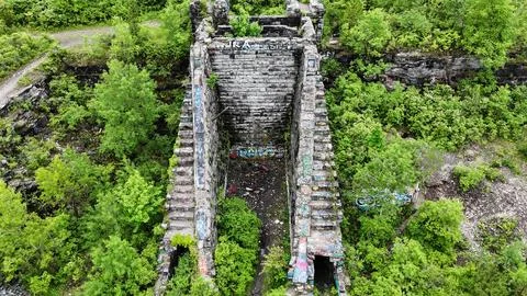 Stone Crusher - Split Rock Quarry - Syracuse, NY Foto stock