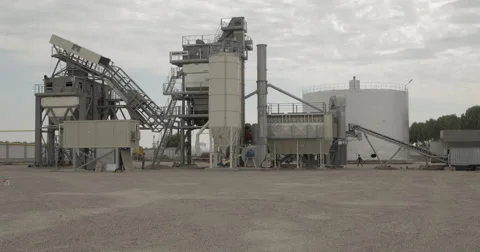 Stone Crushing And Sorting Facility (4K) Video stock 61328722