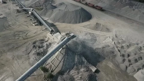 Stone crushing. Stock Footage 200826689