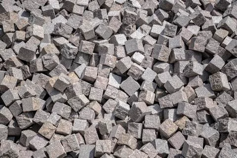 Stone cubes Stock Photos
