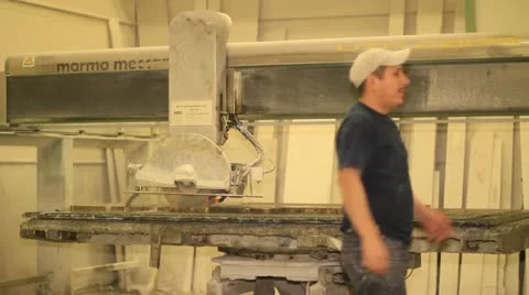 Stone cutter Stock Footage 22248874