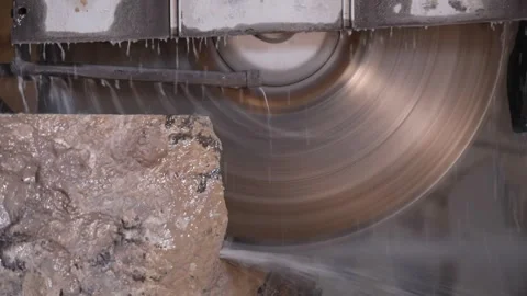 Stone cutting process 20 Stock Footage 319504144