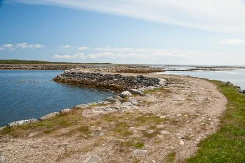 Stone dam Foto stock