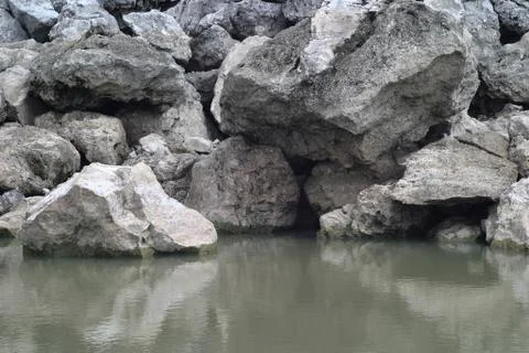 Stone ditch Stock Photos