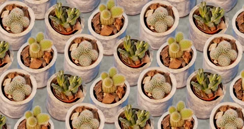 Stone DIY products, reducing plastic production, reducing waste, super efficient Stock Footage 263300183