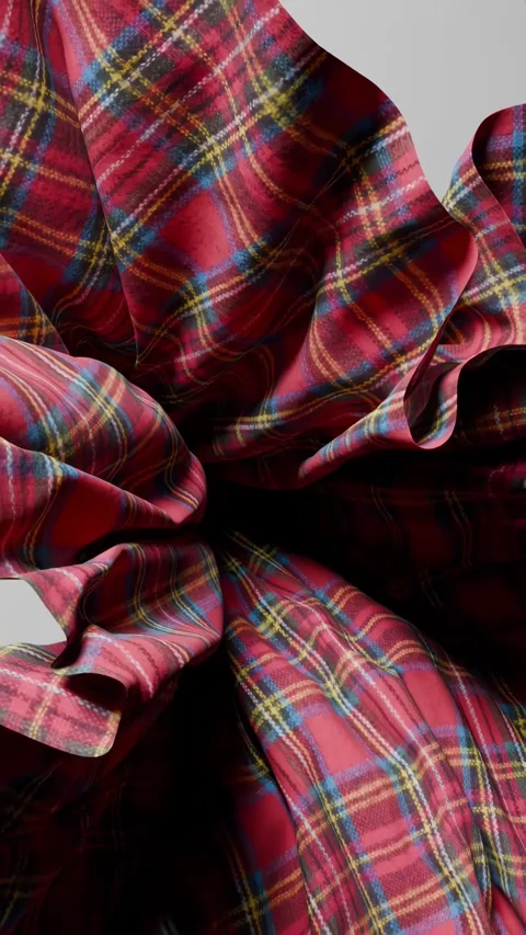 Stone drops on realistic fabric Stock Footage 277688772
