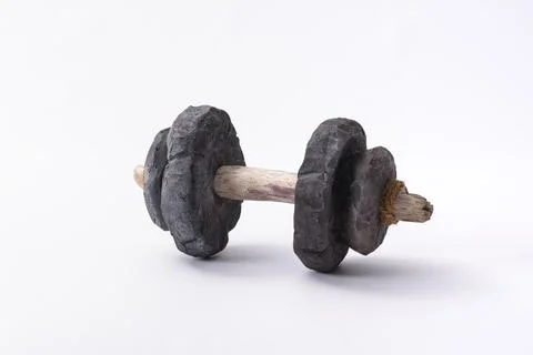 Stone Dumbbells Stock Photos