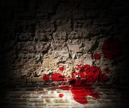 Stone dungeon interior background 스톡 일러스트