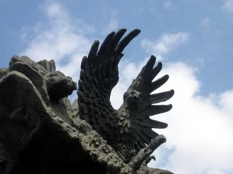 Stone eagle Stock Photos