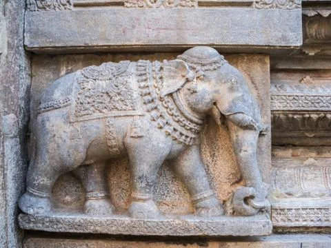 Stone Elephant Foto stock